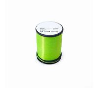 Filo per legare mosche in fibra di polietilene 200D, materiale resistente, multicolore, facile da maneggiare, 32,5 x 24,6 mm, leggero, progettato per la personalizzazione dell'esca (verde)