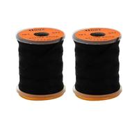 Filo per legatura a mosca nera a 2 rotoli,Materiale filo per legare mosche,Fluorescente 100Yard 200D Bass Fishing Hook Line,Accessori da pesca,Materiali per la costruzione di mosche,Accessori