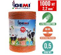 Filo per Recinto Elettrico Recinti Elettrici 1000 MT 2.2 mm² Gemi Elettronica
