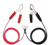 Filo per recinzione elettrica da esterno con clip a coccodrillo, lungo 90 cm, progettato per un collegamento sicuro agli energizzatori