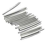 Filo per Tasti Chitarra Acustica 2,2mm 20 Pezzi Argento | Acciaio Inossidabile, Curvatura 380mm, Facile Montaggio, Migliora la Chiarezza Sonora, Ricambio Pratico