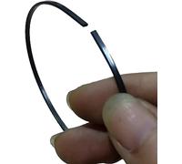 Filo Piatto in Lega di Memoria di Nichel Titanio con Strisce di Nitinol Super Elastiche, 4.95mm x 0.9mm x 1m