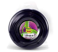 FILO QUADRATO PER DECESPUGLIATORE PLATINO Col. Viola mm. 4,0x15 mt.