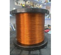Filo rame CU DOPPIO smaltato DIAMETRO 0.75mm-1000gr 255mt oltre classe H 220°C .