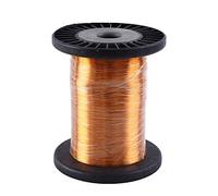 Filo Rame Smaltato,QZ-2/130 0,1mm 500g Bobina Rame Cavo Rame Avvolgimento per Fai Da Te Gioielli e Induttori di Trasformatori