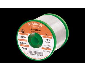 Filo Saldante 1.0Mm, 500G Con Flusso STANNOL 535766