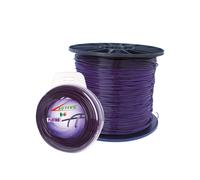 Filo seghettato per decespugliatore platino colore Viola - Active - Lunghezza Tubi Metri: 15, Diametro : 4,0