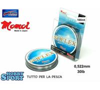 FILO SOFLEX MOMOI FLUOROCARBON BOBINA 100 MT DIAM. 0,522 MM TEST 30 lb 14.5 KG