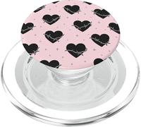Filo Spinato Rosa Pastello Cuore Modello Emo Soft Grunge Goth PopSockets PopGrip per MagSafe