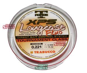 FILO SURFCASTING XPS 1200 MT DIAM. 0,221 MM LONGCAST FLUO ORANGE TRABUCCO