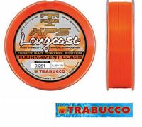 FILO SURFCASTING XPS 1200 MT DIAM. 0,251 MM LONGCAST FLUO ORANGE TRABUCCO