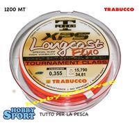 FILO SURFCASTING XPS LONGCAST 1200 MT DIAM. 0,355 MM FLUO ORANGE TRABUCCO