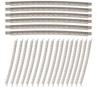 Filo Tasti Chitarra Bianco Rame 40 Pezzi 5,5x0,25x0,2cm | Rame Bianco, Superficie Liscia e Facile da Modellare, per Riparazione Chitarra e Restauro di Strumenti