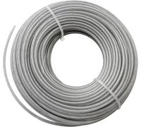 Filo Tondo for decespugliatore da Giardino 2.7/3.0/4.0mm * 10/15m Filo Tondo in Nylon for decespugliatore in Acciaio(3.0mm 15m)