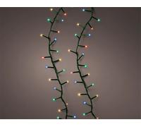 Filo Trasparente Luce Bianca Calda-8 Funzioni 750led Twinkle Compact 16mt Con Tr