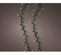 Filo Trasparente Luce Bianca Calda-8 Funzioni 750led Twinkle Compact 16mt Con Tr