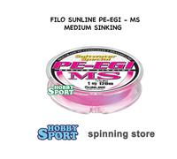 FILO TRECCIATO BRAIDED MULTIFIBRA PE-EGI MS SUNLINE 120MT PINK 15LB PESCA SEPPIA