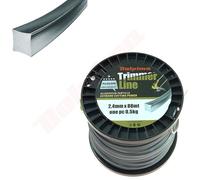 FILO TRIMMER ALULON SQUARE 2,4 MM/88 M
