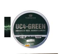 FILO TUBERTINI GORILLA UC 4 GREEN 1000 MT DIAM. 0,16 MM PER MULINELLO TROTA LAGO