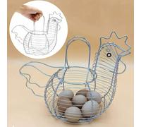 Filo Uovo Cestino di Immagazzinaggio Vintage con Maniglia per le Uova di Pollo