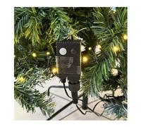 Filo Verde 1000 luci - MINILED Bianco caldo (20,5 + 4 mt) 5 Giochi di luce e musica XMAS KING IP44 74477