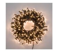 LUCI NATALE LOTTI CATENA NASTRO MINICLUSTER O6CM NTL 1000 LED BIANCO CALDO 5MM