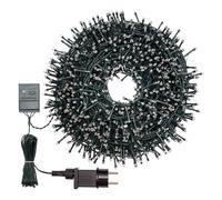 Lotti Catena Natalizia 1500 LED Bianco Freddo Luci Albero di Natale Cavo 34,5 mt [EEK: Conforme]
