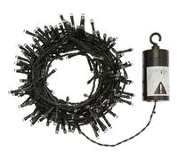 Filo Verde 180 luci - LED Bianco freddo (7,2 + 0,5 mt) 8 Giochi di luce XMAS KI