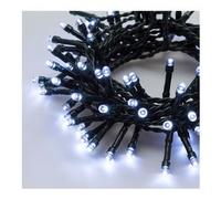 Filo Verde 180 luci - LED Bianco freddo (7,2 + 0,5 mt) 8 Giochi di luce XMAS KING IP44 30961