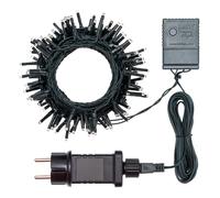 Filo Verde 360 luci - MINILED Bianco caldo (25,7 + 4 mt) 8 Giochi di luce XMAS