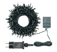 Filo Verde 360 luci - MINILED Bianco caldo (25,7 + 4 mt) 8 Giochi di luce XMAS
