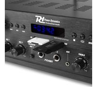 FILODIFFUSIONE AUDIO CON AMPLIFICATORE 4 ZONE VOLUME SEPARABILI + CASSE AUDIO DA PARETE NERE O BIANCHE (4 CASSE AUDIO NERE)