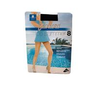 FILODORO 6 Collant velatissime Ice summer 8 denari (4-L, Nero)