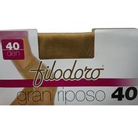FILODORO 6 Paia Collant Donna RIPOSANTE Compressione Graduata 40 den TG Forti