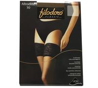 FILODORO calza autoreggente donna mod AFRODITE 30 den glacé con balza 10 cm
