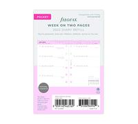 Filofax 2022 22-68291 - Agenda tascabile con coriandoli settimanali