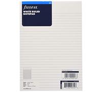 Filofax 342210 - Taccuino A5, a righe, bianco