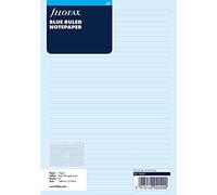 Filofax 343001 - Fogli a righe per appunti, formato A5, colore carta: blu