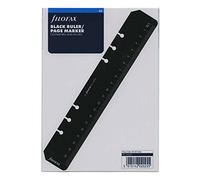 Filofax 343609 - Righello/Segnalibro, colore: nero
