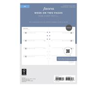 Filofax A5 Minimal Week on Two Pages 5 Language 2026 Diary Planner Refills 26-68