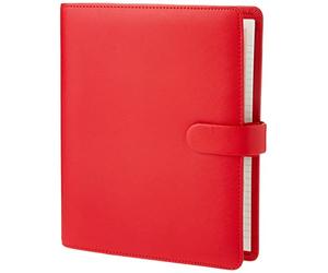 Filofax A5 - Saffiano Poppy Organize, colore: Rosso