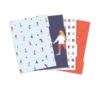 Filofax Accessorio per notebook ricaricabile, collezione Together, formato A5, divisori per notebook con linguette, set di quattro (B132802)