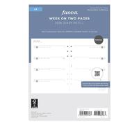 Filofax Agenda 2026, formato A5, settimana minima su due pagine, 5 lingue, 26-68590