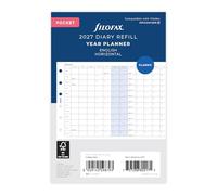 Filofax Agenda 2027 orizzontale tascabile