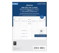Filofax Agenda 26-68519, formato A5, giorno lavorativo per pagina, appuntamenti inglesi