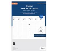 Filofax Agenda 26-68714, formato A4, settimana su due pagine, 5 lingue, 2026