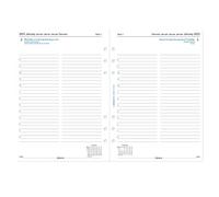 Filofax Agenda A5 giorno per pagina 5 lingue, 2023, bianco, 23-68515 - NUOVO