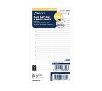 Filofax Agenda giornaliera personale 2024, in inglese, colore bianco