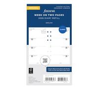 Filofax Agenda personale settimanale 2026 su due pagine, in inglese, 26-68421