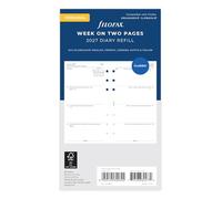 Filofax Agenda personale settimanale su due pagine, 5 lingue, 27-68427